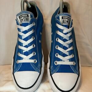 Converse Sneakers Mens 8 Womens 10 Chuck Taylor All Star Low Top Blue